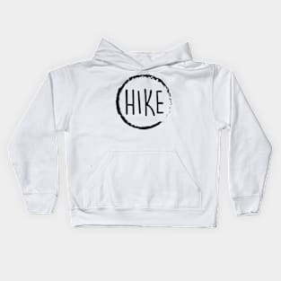 Hiking for your next climb Kids Hoodie